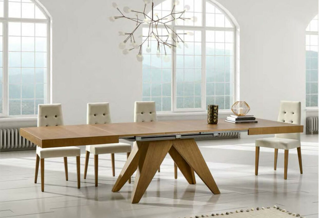 sillas tapizadas y mesas extensible calidad muebles madrigueras